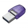 Kingston | DataTraveler | DT Micro Duo 3C | 64 GB | USB Type-C and Type-A | Purple - 3